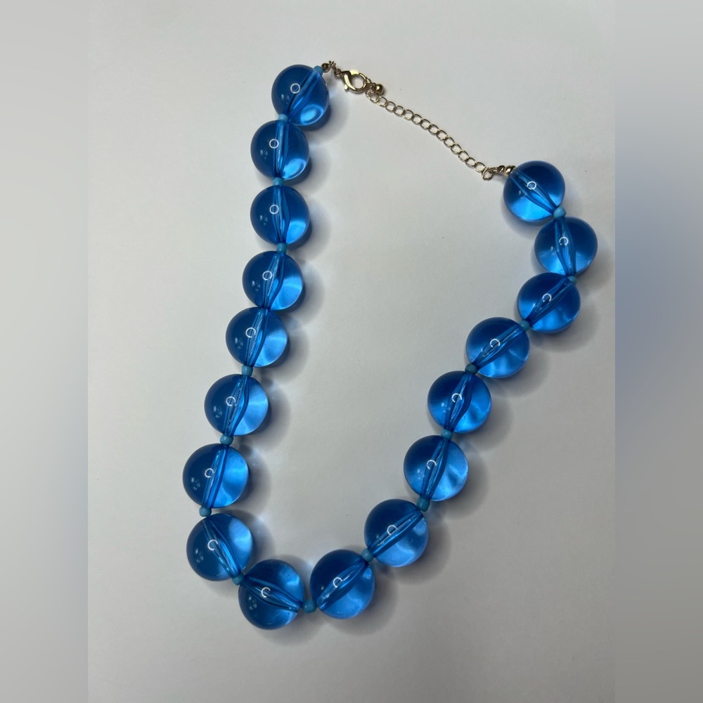 Blue Beaded Necklace